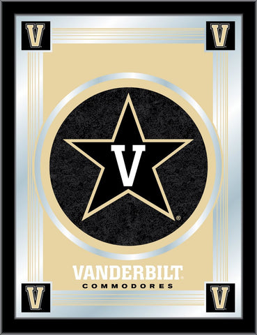Vanderbilt Commodores Holland Bar Tabouret Co. Miroir avec logo collector (17" x 22") - Sporting Up