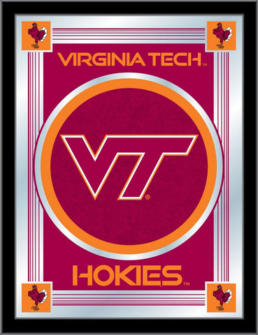Virginia Tech Hokies Holland Bar Tabouret Co. Miroir avec logo collector (17" x 22") - Sporting Up