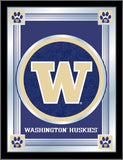Washington Huskies Holland Bar Tabouret Co. Miroir avec logo collector (17" x 22") - Sporting Up