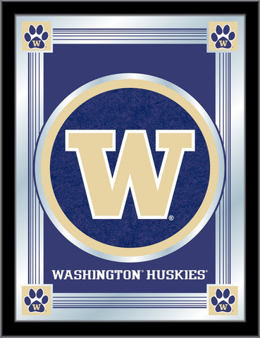 Handla Washington Huskies Holland Bar Stool Co. Collector Logo Mirror (17" x 22") - Sporting Up