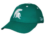 Corrector de nueva era de los espartanos del estado de Michigan equipado con gorra de sombrero verde kelly - sporting up
