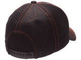 Oklahoma State Cowboys Zephyr Black Mesh Blackout Trucker Adjustable Hat Cap - Sporting Up