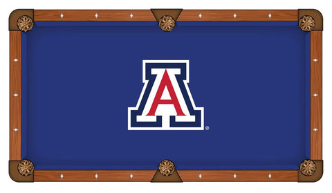 Nappe de billard HBS bleue avec logo rouge et blanc des Wildcats de l'Arizona - Sporting Up