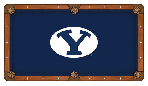 BYU Cougars HBS Navy with White Logo Billiard Pool Table Cloth - Sporting Up