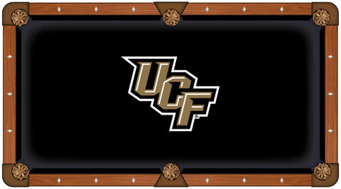 Shop UCF Knights HBS Black with "UCF" Logo Billiard Pool Table Cloth - Sporting Up