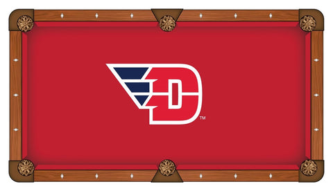 Billardtischdecke „Dayton Flyers HBS“ in Rot mit weißem und marineblauem Logo – Sporting Up: Sport & Freizeit