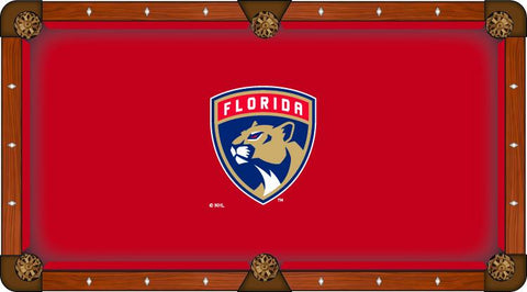 Florida Panthers Holland Bar Stool Co. Red Billiard Pool Table Cloth - Sporting Up