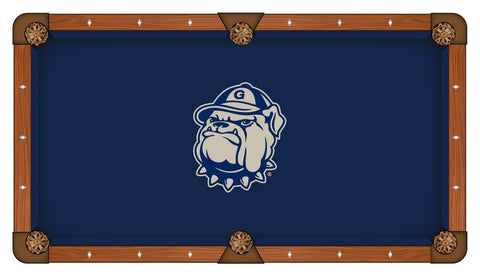 Georgetown Hoyas HBS Navy with Gray Logo Billiard Pool Table Cloth - Sporting Up