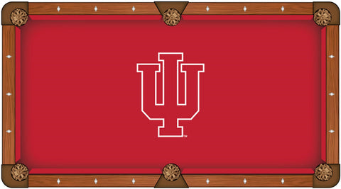 Shop Indiana Hoosiers HBS Red with White Logo Billiard Pool Table Cloth - Sporting Up