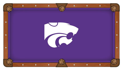 Nappe de billard HBS violette avec logo blanc des Wildcats de l'État du Kansas - Sporting Up