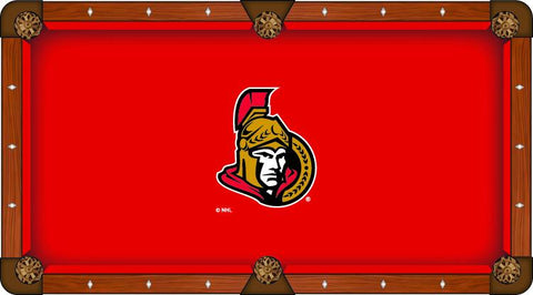 Ottawa Senators Holland Barhocker Co. Rote Billard-Tischdecke – sportlich
