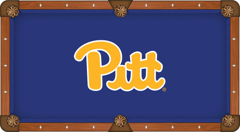 Pittsburgh Panthers HBS Navy with "PITT" Logo Billiard Pool Table Cloth - Sporting Up
