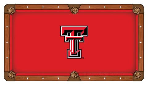 Texas Tech Red Raiders Holland Bar Stool Co. Red Billiard Pool Table Cloth - Sporting Up