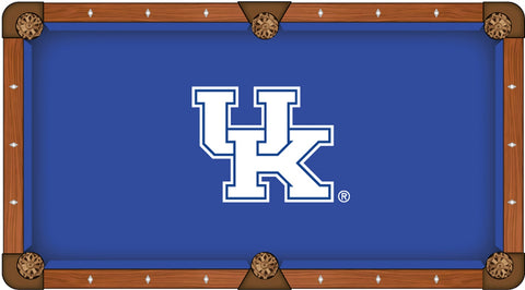Shop Kentucky Wildcats HBS Blue with White "UK" Logo Billiard Pool Table Cloth - Sporting Up