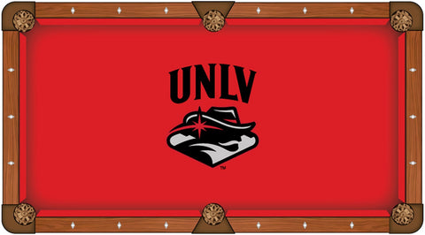 UNLV Runnin' Rebels HBS Rot mit „UNLV“ Logo Billardtischdecke – Sporting Up