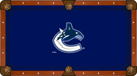 Vancouver Canucks Holland Bar Stool Co. Navy Billiard Pool Table Cloth - Sporting Up