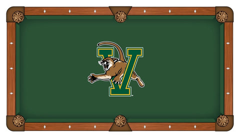 Vermont Catamounts HBS Green with "V" Logo Billiard Pool Table Cloth - Sporting Up