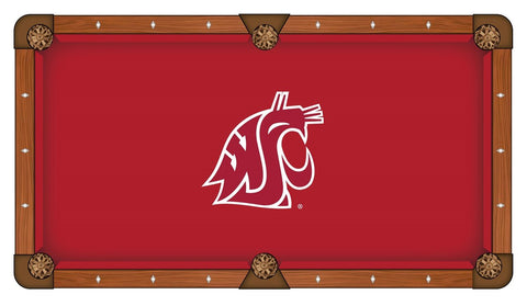 Shoppen Sie die Billard-Tischdecke „Washington State Cougars HBS“ in Rot mit weißem Logo – Sporting Up