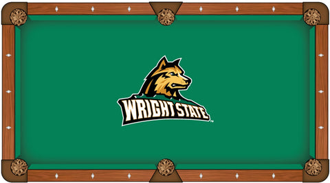 Wright State Raiders Holland Bar Stool Co. Green Billiard Pool Table Cloth - Sporting Up