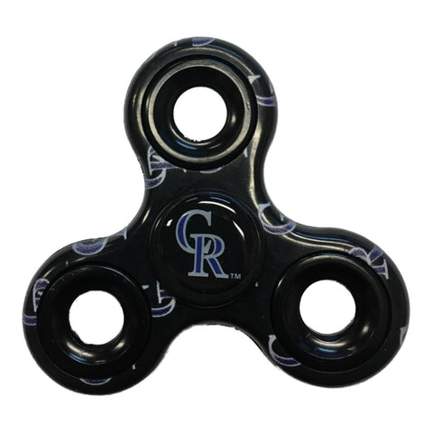Shop Colorado Rockies MLB Black Multi-Logo Three Way Diztracto Fidget Hand Spinner - Sporting Up