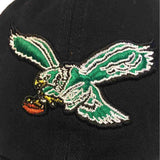 Philadelphia Eagles 47 Brand Black 1987 Legacy Clean Up Adjustable Hat Cap - Sporting Up