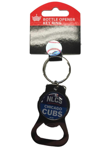 Chicago Cubs 2016 MLB Postseason NLCs Metall-Flaschenöffner-Schlüsselanhänger – sportlich