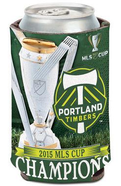 Shop Portland Timbers 2015 MLS Cup Champions Wincraft Can Cooler - Sporting Up