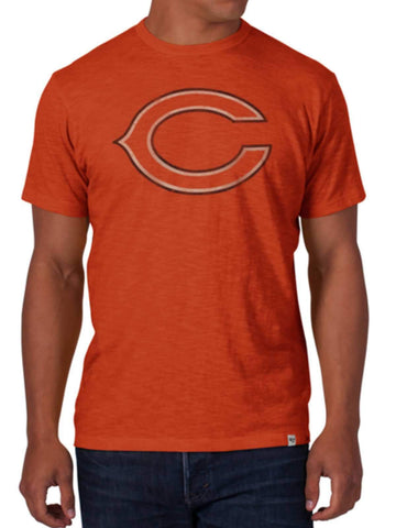 Shop Chicago Bears 47 Brand Carrot Orange Soft Cotton Scrum T-Shirt - Sporting Up