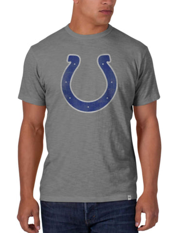 Shop Indianapolis Colts 47 Brand Wolf Gray Soft Cotton Scrum T-Shirt - Sporting Up
