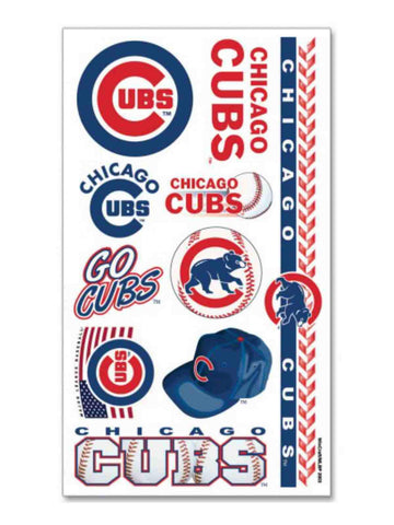 Shop Chicago Cubs WinCraft Gameday Red Blue Temporary Tattoos - Sporting Up