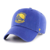 Golden State Warriors 47 Brand Royal Blue Clean Up Adjustable Slouch Hat Cap - Sporting Up