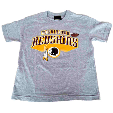 Compre camiseta juvenil gris reebok de los washington redskins (m) - sporting up