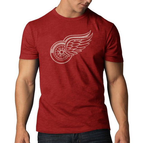 Shop Detroit Red Wings 47 Brand Rescue Red Soft Cotton Scrum T-Shirt - Sporting Up