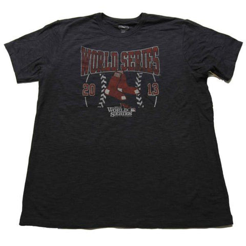 Boston red sox 47 märke 2013 World Series marinblå scrum kortärmad t-shirt - sportig