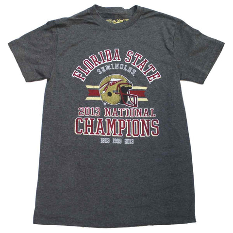 Florida state seminoles segern 2013 bcs national champs grå t-shirt - sportig