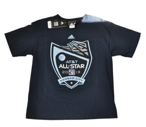 Shop Sporting KC Kansas City Adidas Youth 2013 AT&T All Star Game Navy T-Shirt - Sporting Up
