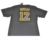 Dwight Howard #12 Los Angeles Lakers Adidas 100% Cotton Black T-Shirt - Sporting Up