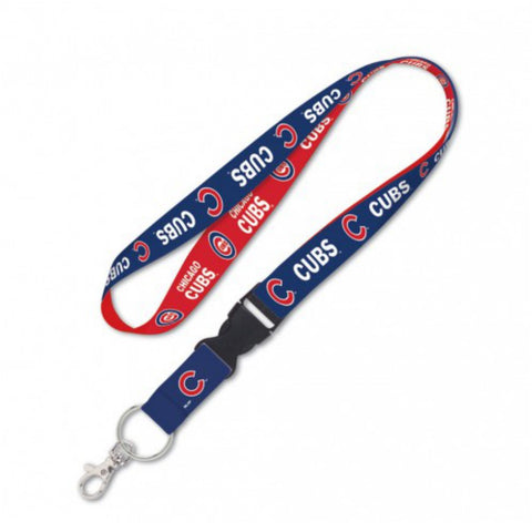 Chicago Cubs Wincraft blau-rotes Schnallen-Snap-MLB-lizenziertes Schlüsselband – sportlich