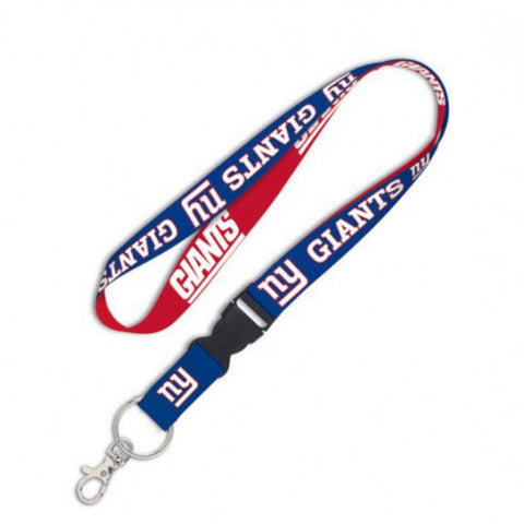 Shop New York Giants WinCraft Blue Red Snap NFL Licensed Lanyard - Sporting Up