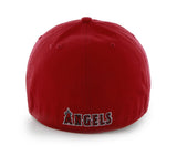Los Angeles Angels 47 Brand Red The Franchise Fitted Hat Cap - Sporting Up