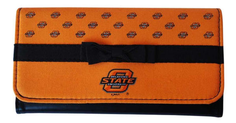 Shop Oklahoma State Cowboys Game Day Outfitters Womens Bowtie Orange Wallet 7.5" x 4" - Sporting Up