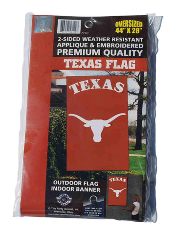 Texas Longhorns Party Animal Inc. Överdimensionerad orange vertikal flagga 44" x 28" - Sporting Up
