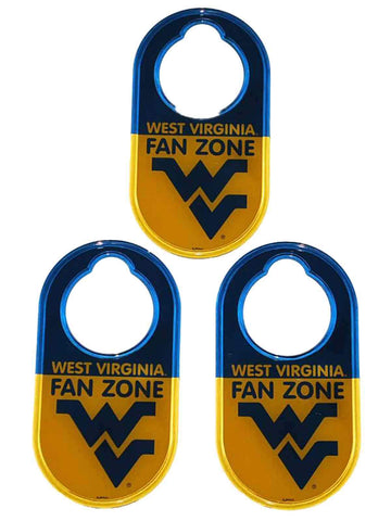 Shop West Virginia Mountaineers Jenkins Enterprises "Fan Zone" Door Knob Hangers 3 PK - Sporting Up