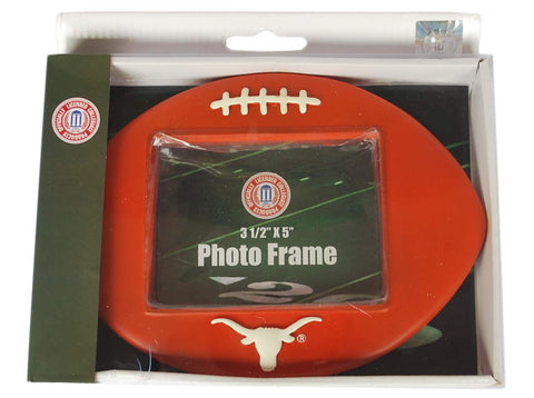 Texas Longhorns Haddad Accessories Marco de fotos naranja de fútbol 3.5 "x 5" - Sporting Up