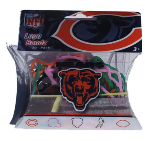 Compre chicago bears nfl forever Collectibles juvenil tonto bandz logo bandz (paquete de 20) - sporting up