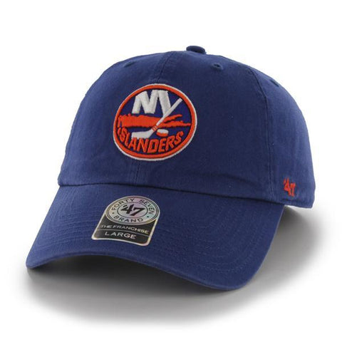 Shop New York Islanders 47 Brand The Franchise Blue Slouch Fitted Hat Cap - Sporting Up
