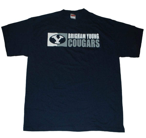 Shop Byu Cougars The Cotton Exchange T-shirt en coton bleu marine (l) - Sporting Up