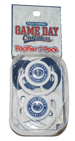 Shop Penn State Nittany Lions Jenkins Enterprises Navy Baby Pacifier Pack (Set of 2) - Sporting Up