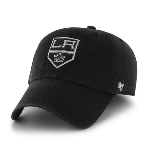 Los Angeles Kings 47 Brand Black Franchise Fitted Hat Cap - Sporting Up