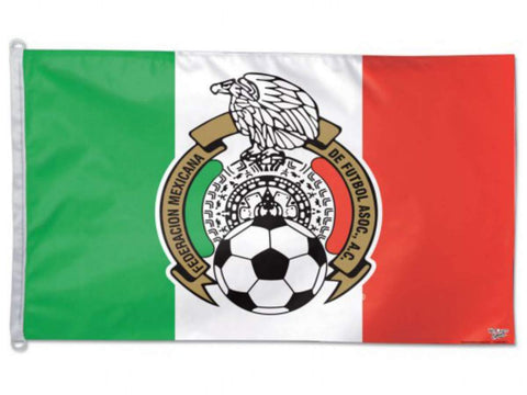 Shop Federacion Mexicana Mexico Green White Red World Cup Soccer Flag (27" x 38") - Sporting Up